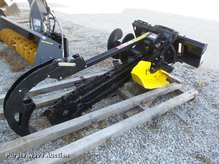 2015 Vail VXD1200 skid steer trencher attachment - L4193