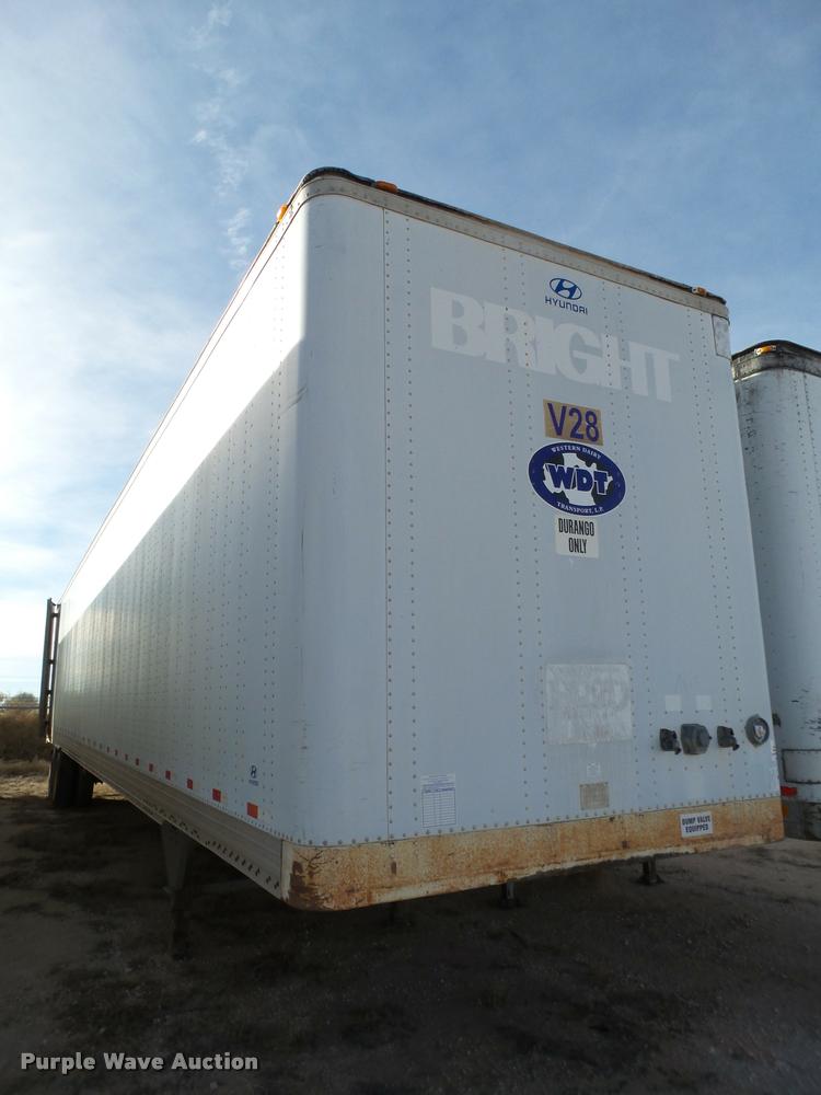 2002 Hyundai dry van trailer - L1651