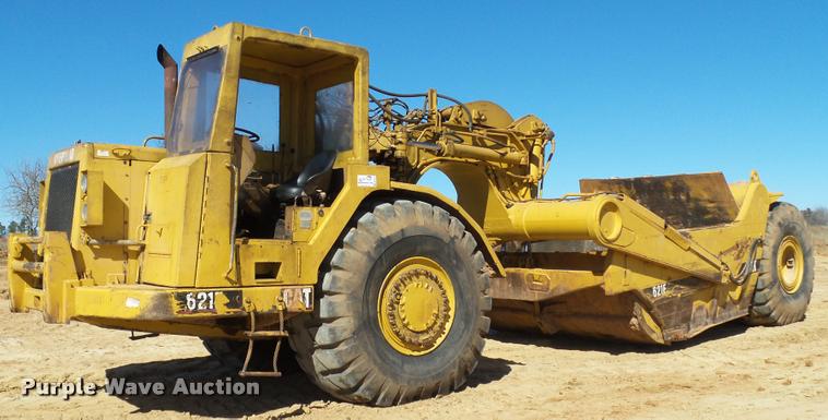 1987 Caterpillar 621E conventional scraper - DB4679