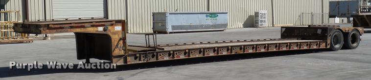 1998 XL Specialized XL80PGD drop deck trailer - DB0119