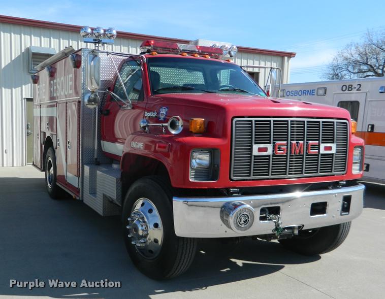 1995 GMC TopKick rescue fire truck - DA9732