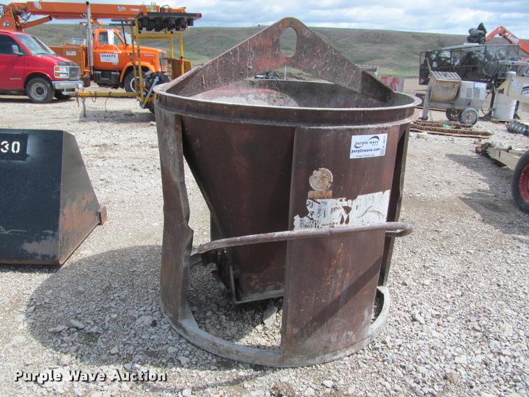 Cement crane bucket - K3817