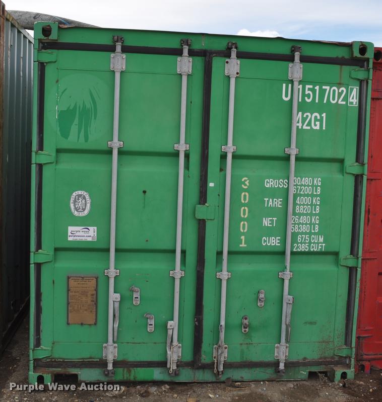 2001 Evergreen shipping container - K3837