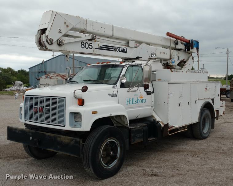 1991 GMC TopKick bucket truck - DB0962