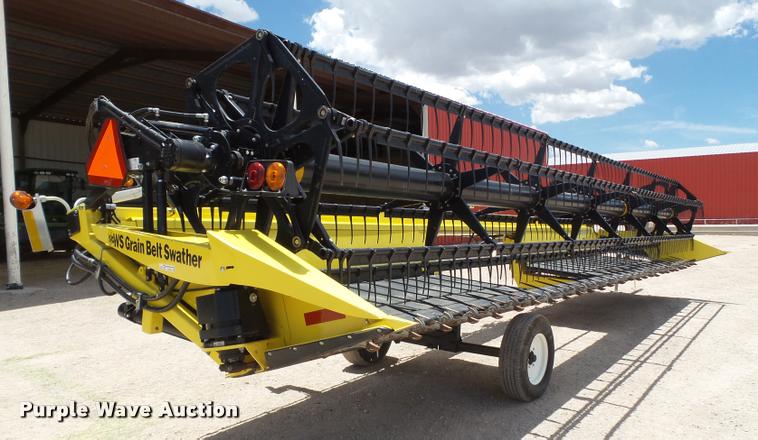 2014 Honey Bee WS30 grain belt swather head - DL9105