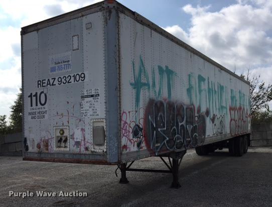 1989 Miller dry van trailer - G1444