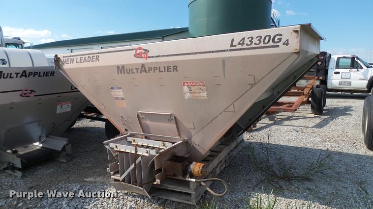 New Leader L4330G4 MultApplier stainless steel spreader box - DC2668