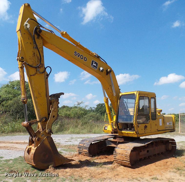 1991 John Deere 590D excavator - DA6906