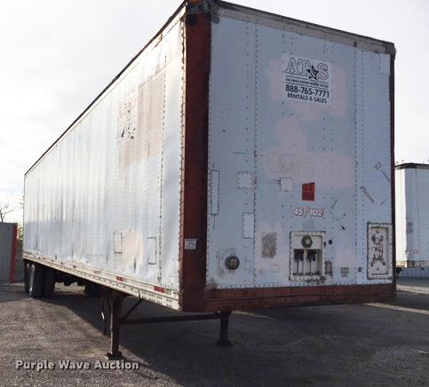 1987 Miller dry van trailer - G1650