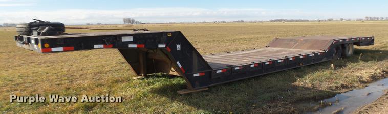 1989 Trail King TK60HTXL462 double drop deck equipment trailer - DB6230