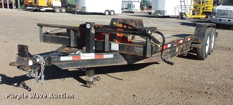 2011 Behnke tilt deck equipment trailer - DC1052