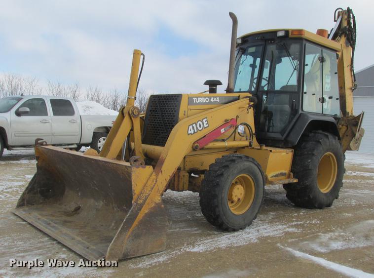 1999 John Deere 410E backhoe - K6062