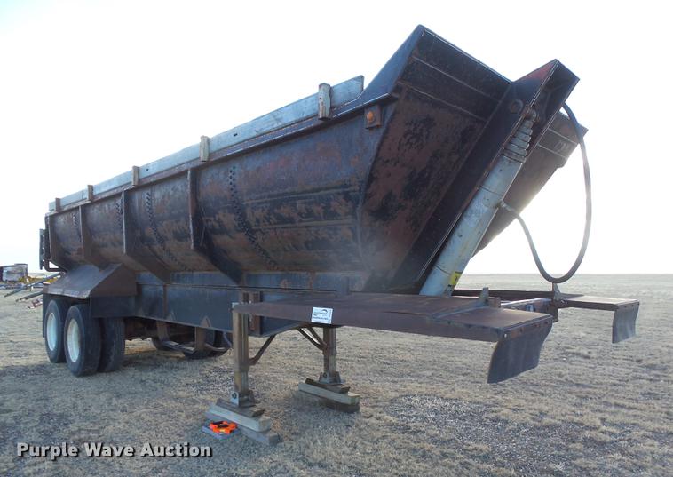 1974 Hobbs end dump trailer - DC8342