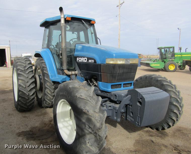 1994 Ford New Holland 8870 MFWD tractor - DE6591