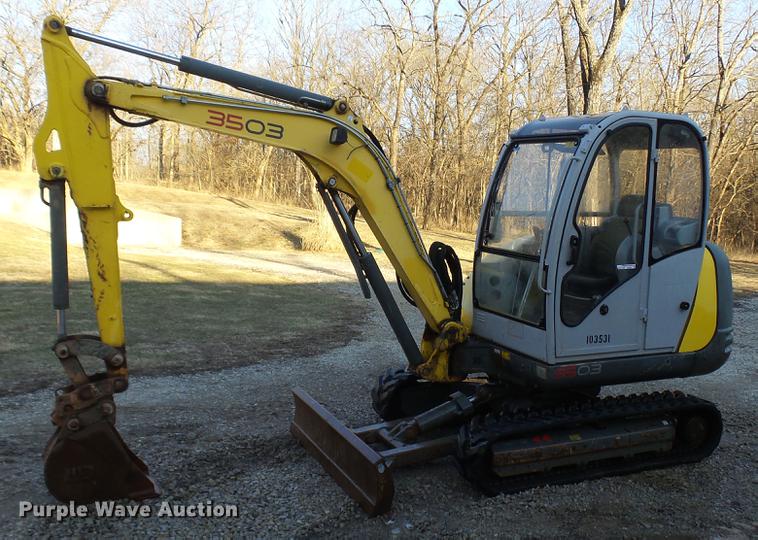 2008 Wacker Neuson 3503RD mini excavator - DD9037