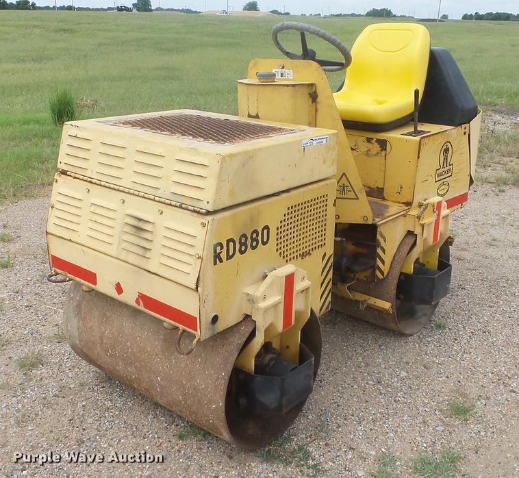 Wacker RD880 double drum vibratory roller - ER9566