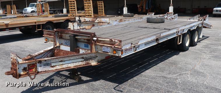 1994 CZ Engineering CZ20KT equipment trailer - DF2274