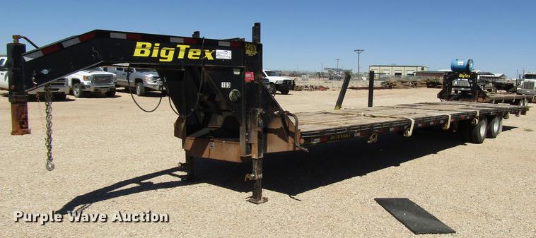 2013 Big Tex 22GN-40 flatbed trailer - DD4419