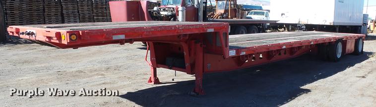 2001 Trail King TK70LCS-452 drop deck trailer - DG2751