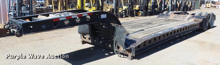 1981 Cozad RGN lowboy equipment trailer - DG2753