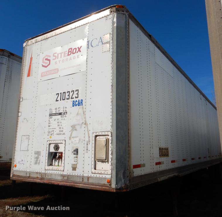 1991 Miller dry van trailer - DD8920