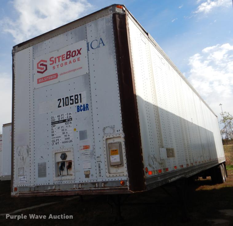 1991 Miller dry van trailer - DF1984