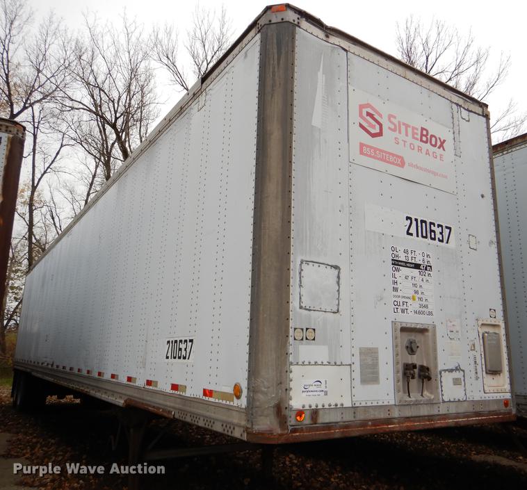 1991 Miller dry van trailer - DF1999