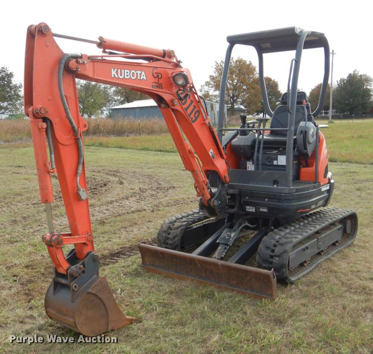 2014 Kubota U25 mini excavator - DF2049