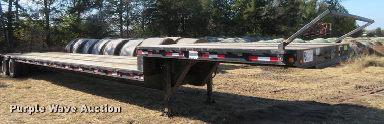 2005 Neville Built drop deck equipment trailer - BU9987