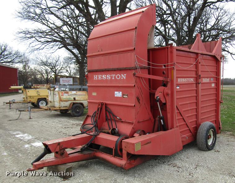 Hesston Stackhand 10 bale stacker - DD3871