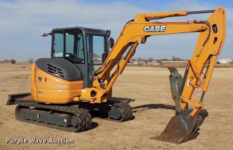 2016 Case CX55B mini excavator - DD3530
