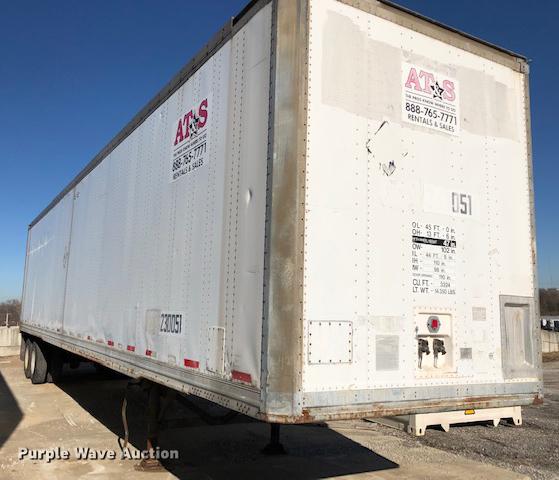 1995 Miller dry van trailer - G1468