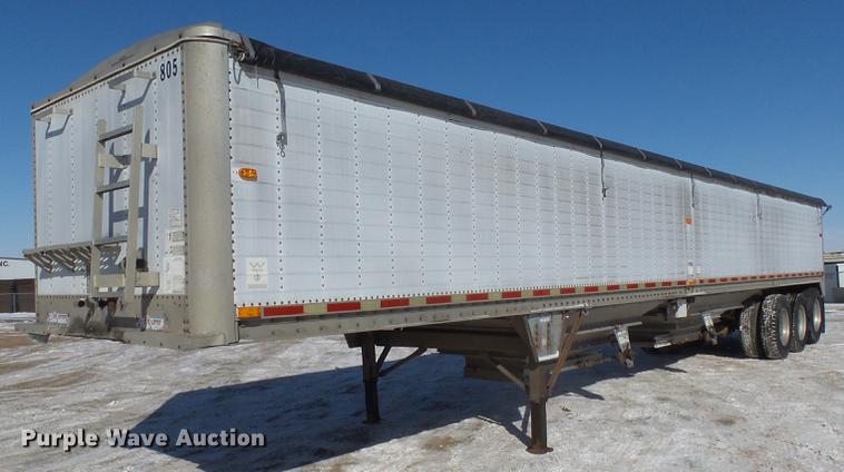 1993 Wilson DWH-200 double hopper bottom grain trailer - DX9165
