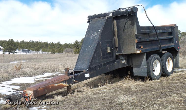 1991 Williamson 41-2811L end dump trailer - DD6007