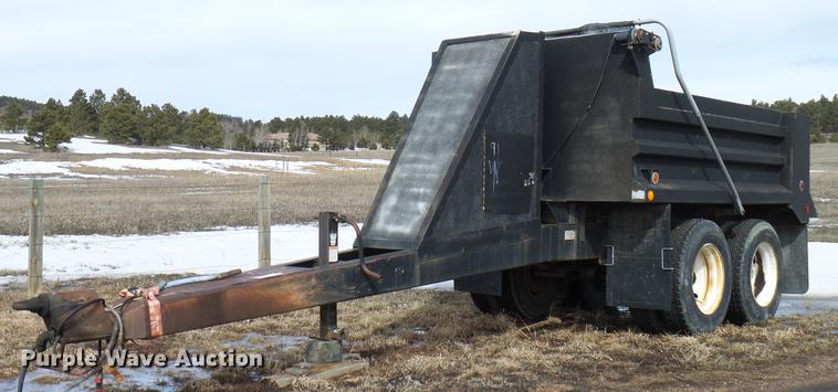 1991 Williamson 28116A end dump trailer - DD6017
