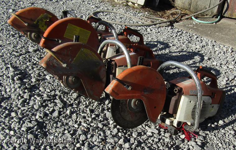 (4) Stihl TS400 concrete saws - FO9264