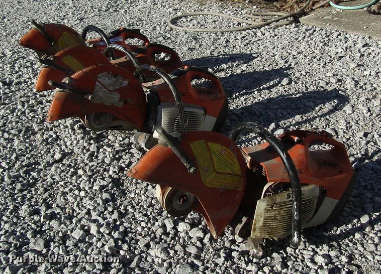 (4) Stihl TS550 concrete saws - FO9265