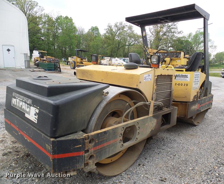 Hypac C766C vibratory double drum roller - DF7250