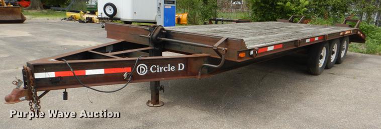 2000 Circle D 25BHFB equipment trailer - DG4762
