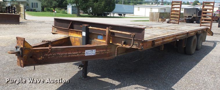 1990 CZ Engineering CZ720KT equipment trailer - DE7836