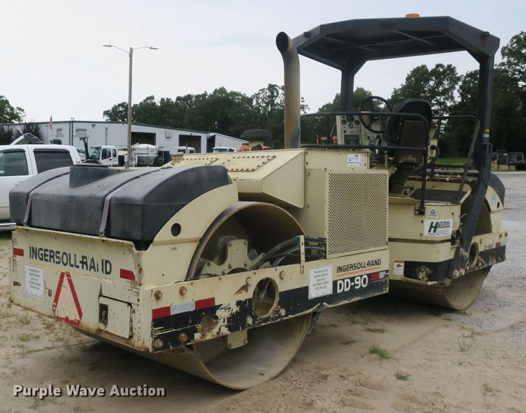1998 Ingersoll Rand DD-90 double drum vibratory roller - DB10219