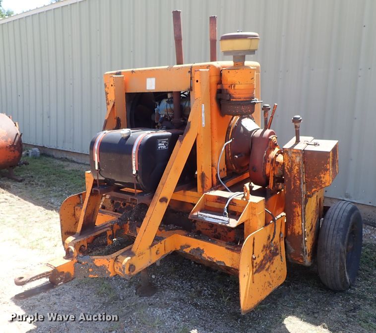 Wausau RT8A asphalt shilling rotary tiller - GB9368