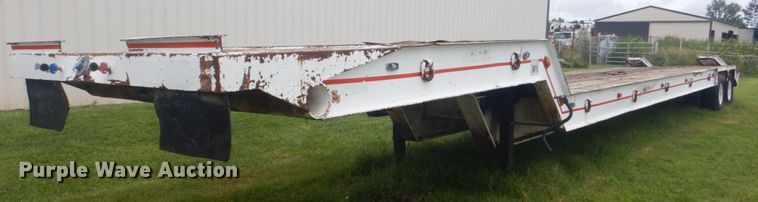 1982 Kalyn RLP-70 drop deck equipment trailer - FT9470