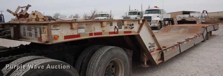 1997 Wilson 4860FTD drop deck equipment trailer - GC9126