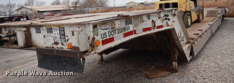 1997 Wilson 5360TD Muv-All drop deck equipment trailer - GC9131