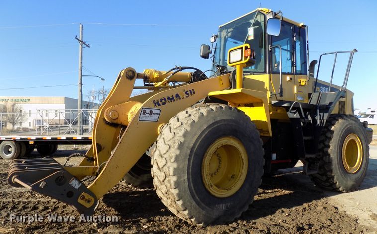 2008 Komatsu WA380-6 wheel loader - DG2483