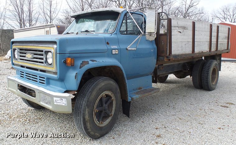 1987 Chevrolet C70 flat dump bed truck - DG5560