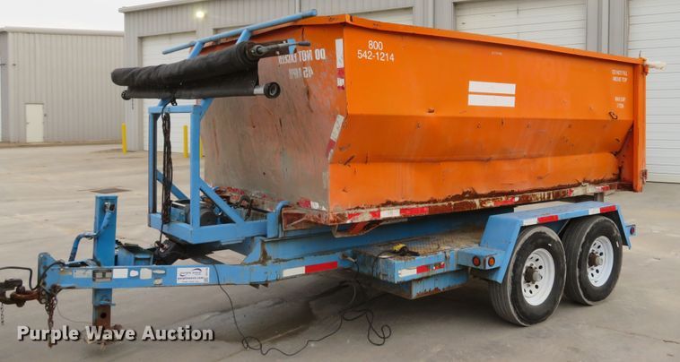2007 Region Welding 14000-SDT roll-off dumpster trailer - DH1743