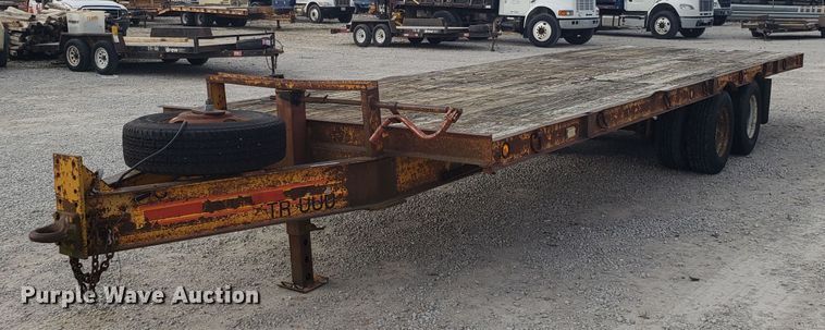 1985 CZ Engineering CZ20KT equipment trailer - GA9352