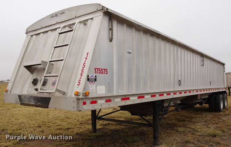 2008 Neville double hopper grain trailer - GC9076